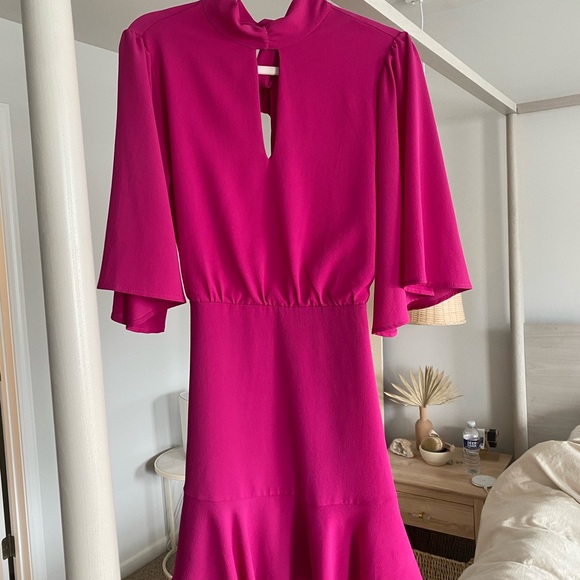 Vici Magenta Flirty Mini Dress - Picture 4 of 8